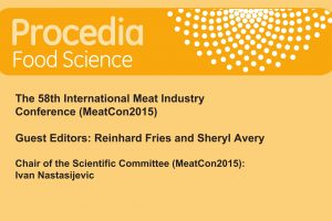 Procedia Food Science -International 58th Meat Industry Conference