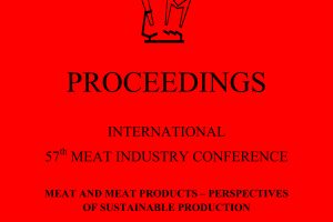 Proceedings of International 57th Meat Industry Conference